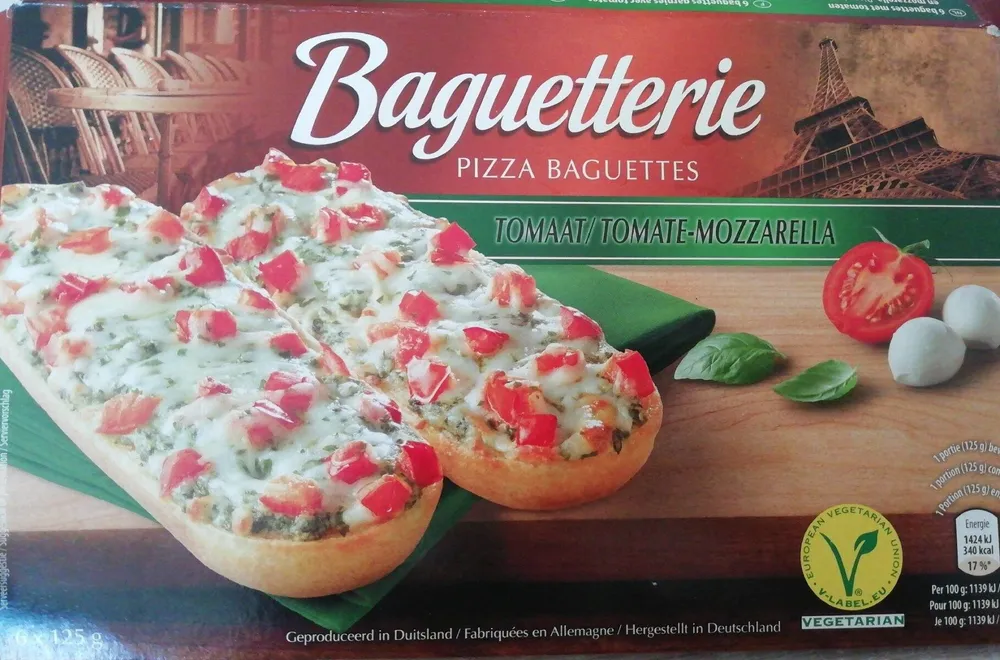 Pizza baguettes tomate-mozzarella