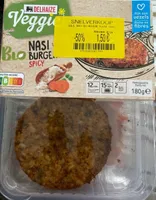 Veggie nasi burger