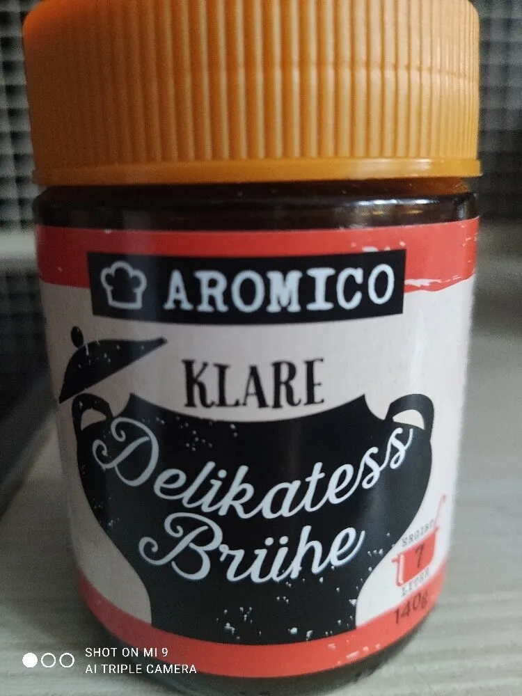 klare delikatess Brühe