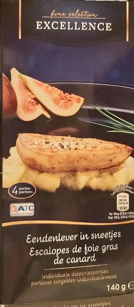 Escalopes de foie gras de canard