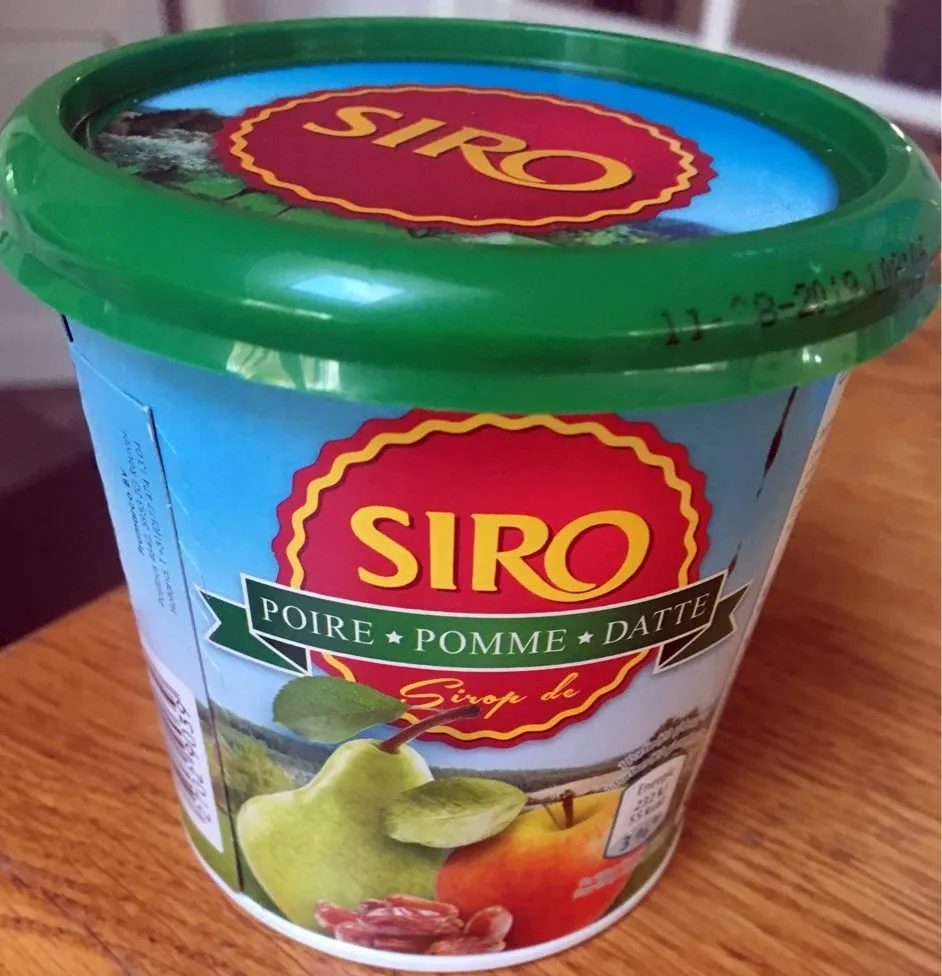 Sirop de POIRE * POMME * DATTE