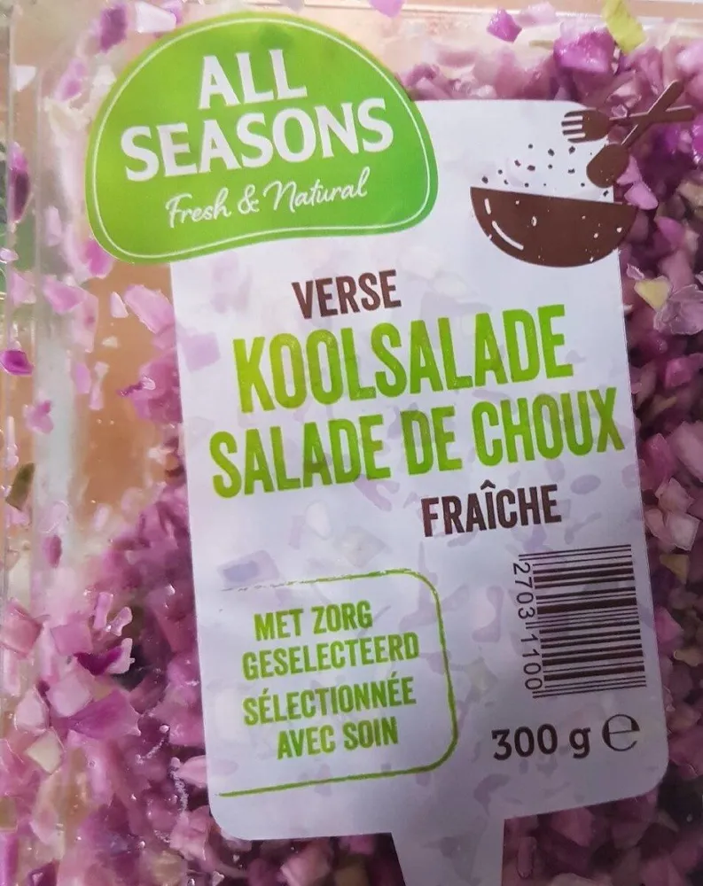 Verse koolsalade