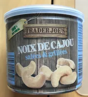 Noix de cajou salées et grillées