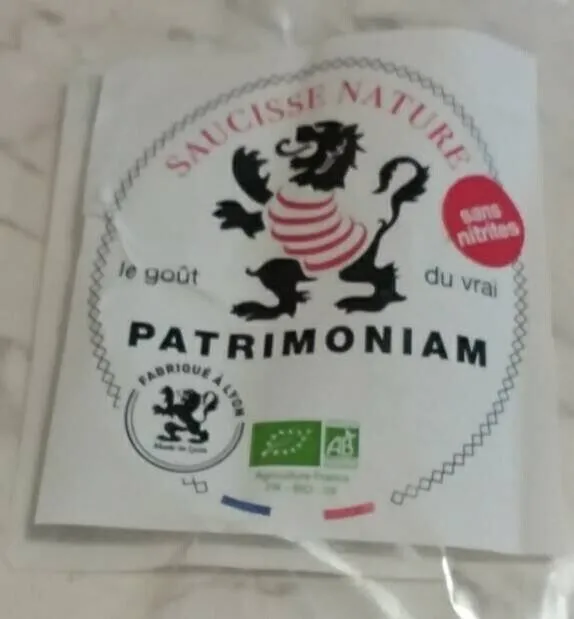saucisses nature bio sans nitrites