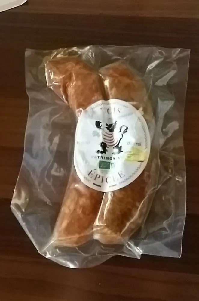 Saucisse épicée bio et sans nitrite