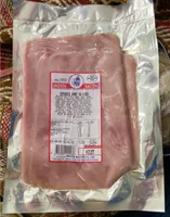 Smoked ham sliced