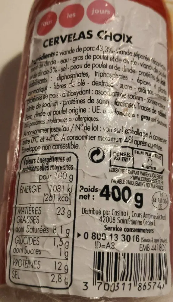 Cervelas choix