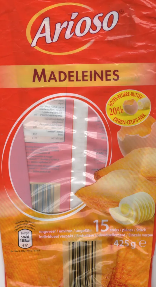 Madeleines au beurre
