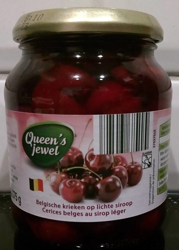 Cerises belges au sirop léger