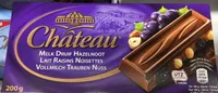 Château - chocolat au lait aux raisins