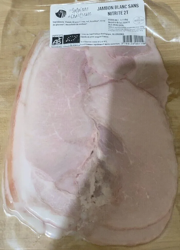 Jambon blanc sans nitrite 2T