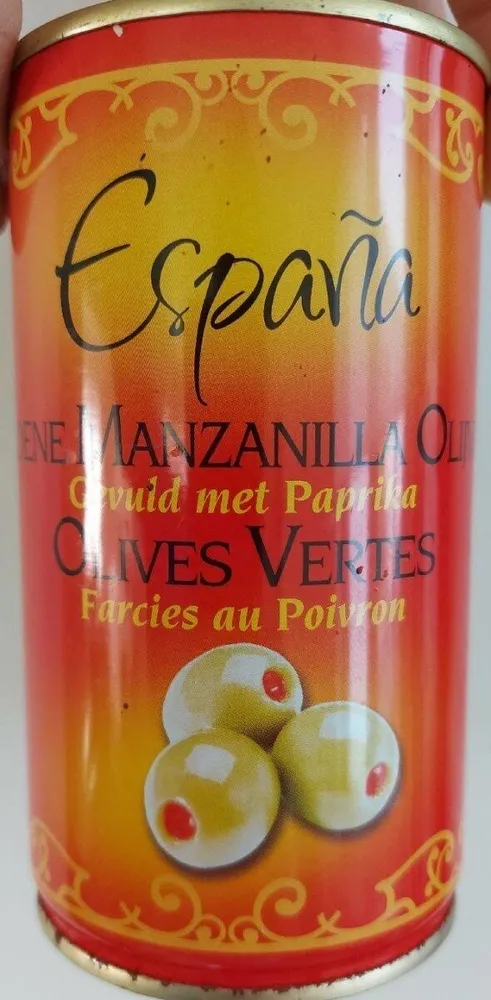 Green Manzanilla olives