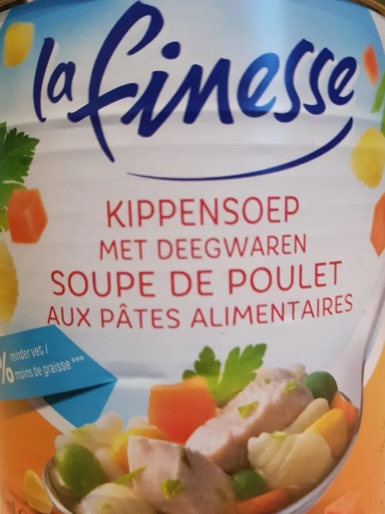 Soupe de poulet aux pâtes alimentaires