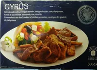 Gyros ( viande de porc émincée, assaisonnée, crue et surgelée)