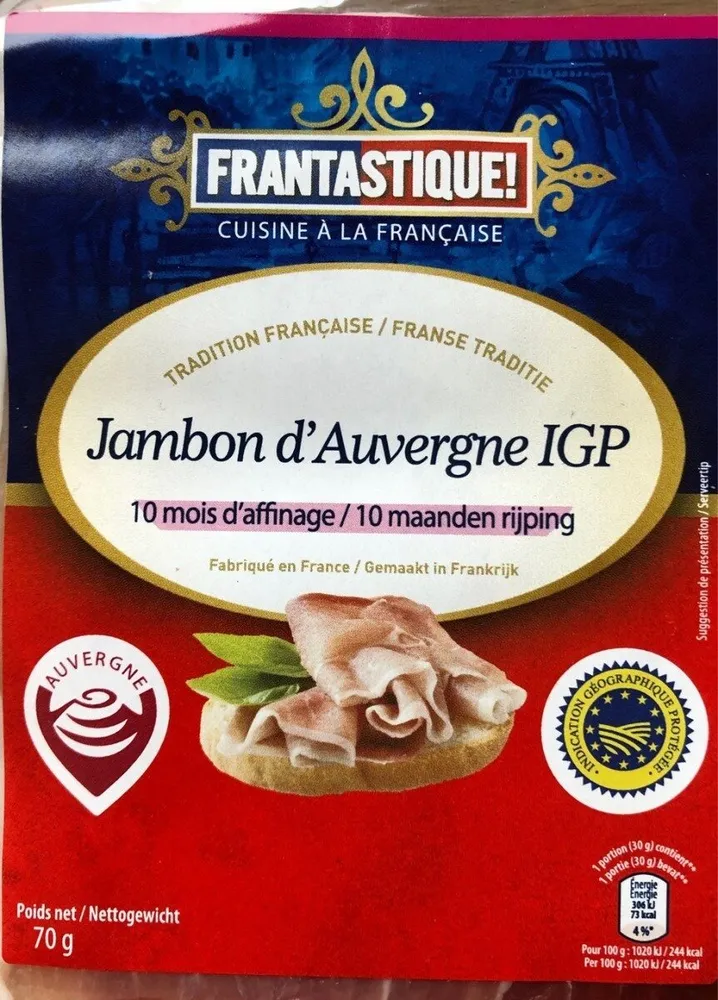 Jambon d'Auvergne IGP