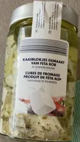 Cube de fromage produit de feta aop