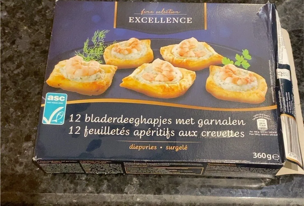 Apératifs aux crevettes