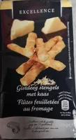 Flûtes feuilletées au fromage