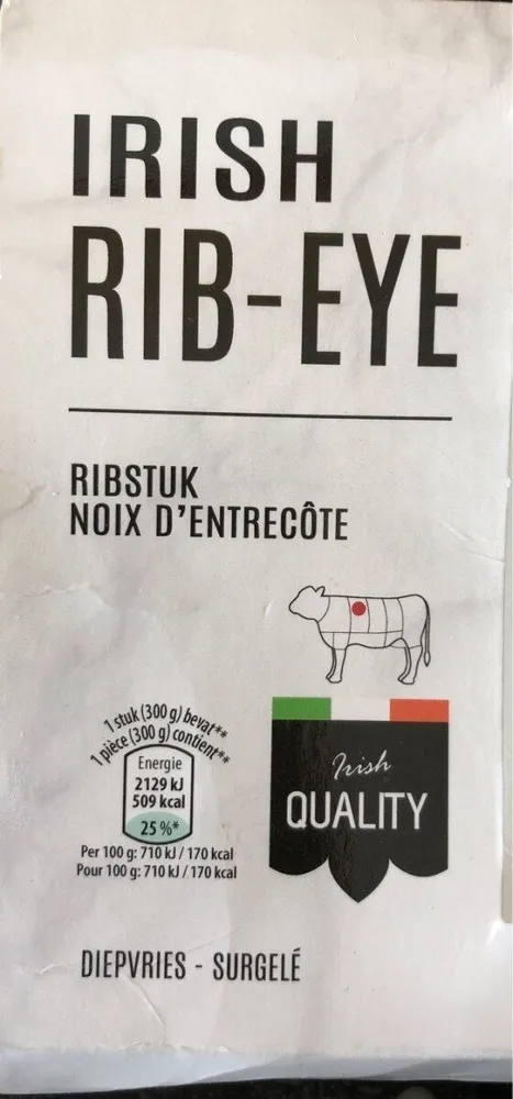 Noix d'entrecote irlandais