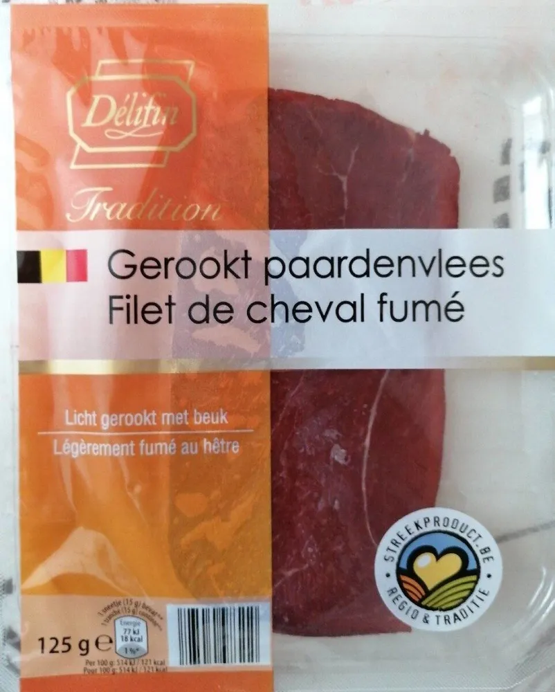 Filet de cheval fumé
