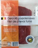 Filet de cheval fumé