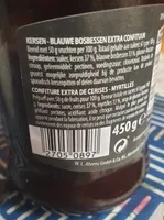 Confiture cerises-myrtilles