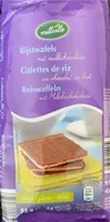 rijstwafels met melkchocolade
