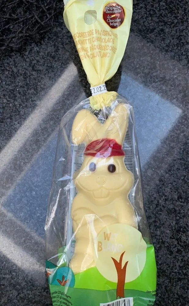 Chocolat blanc lapin