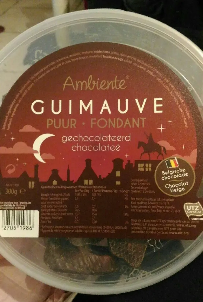 Guimauve chocolatées (noir)