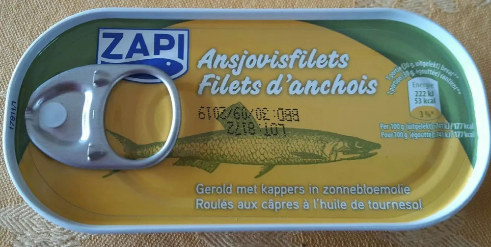 Filets d'anchois