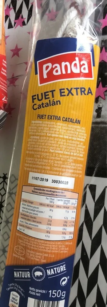 Fuet extra catalan