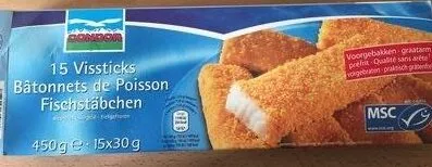 15 Vissticks Bâtonnets de Poisson Fischstäbchen