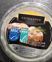 scampis à l'ail