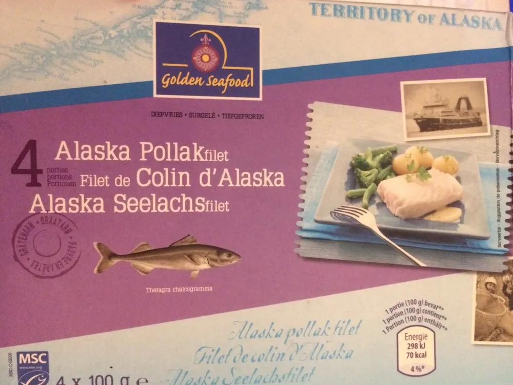Filet de Colin d'Alaska