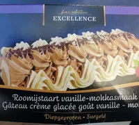 Roomijstaart vanille-mokkasmaak
