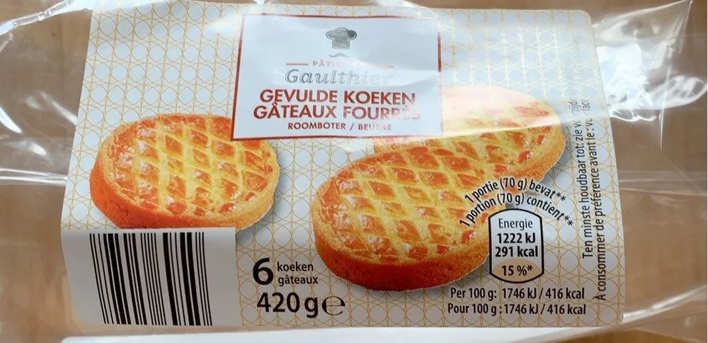 Gateaux fourres beurre
