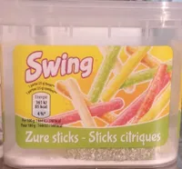Swing sticks citriques, Zure sticks