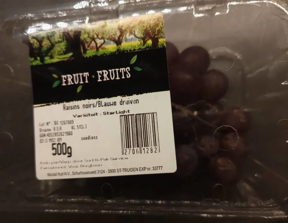 Raisins noirs