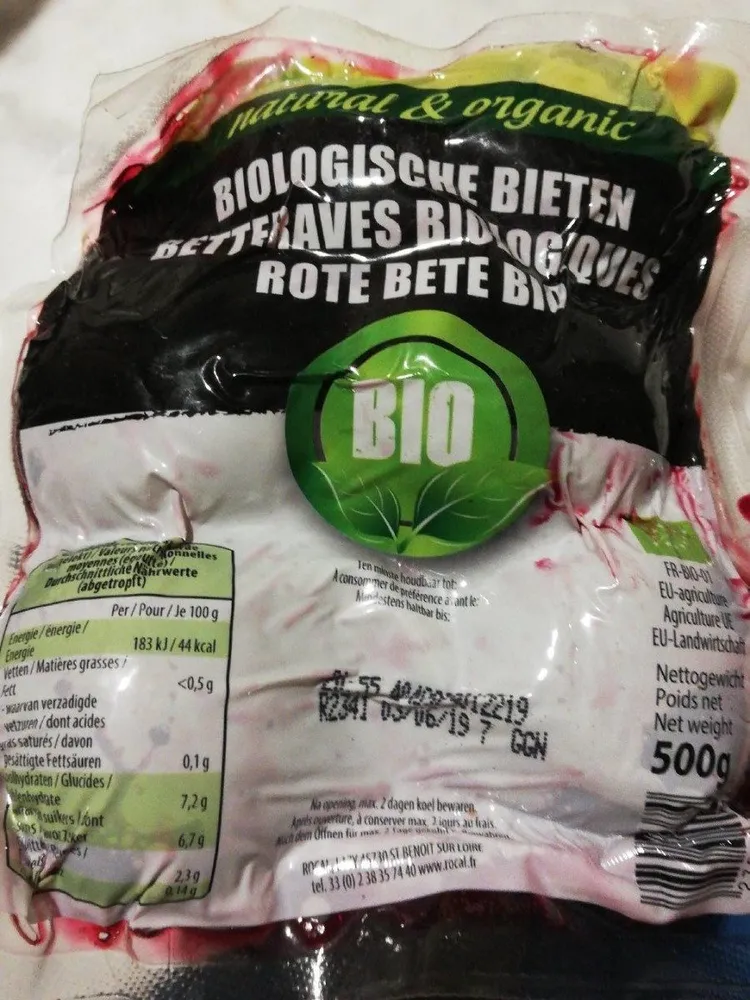 Betteraves biologique