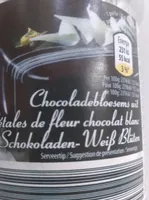 Pétales de fleur chocolat blanc