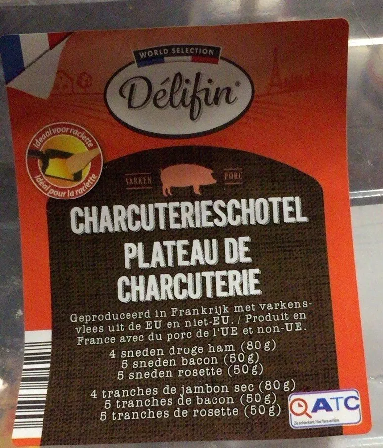 Charcuterieschotel plateau de charcuterie