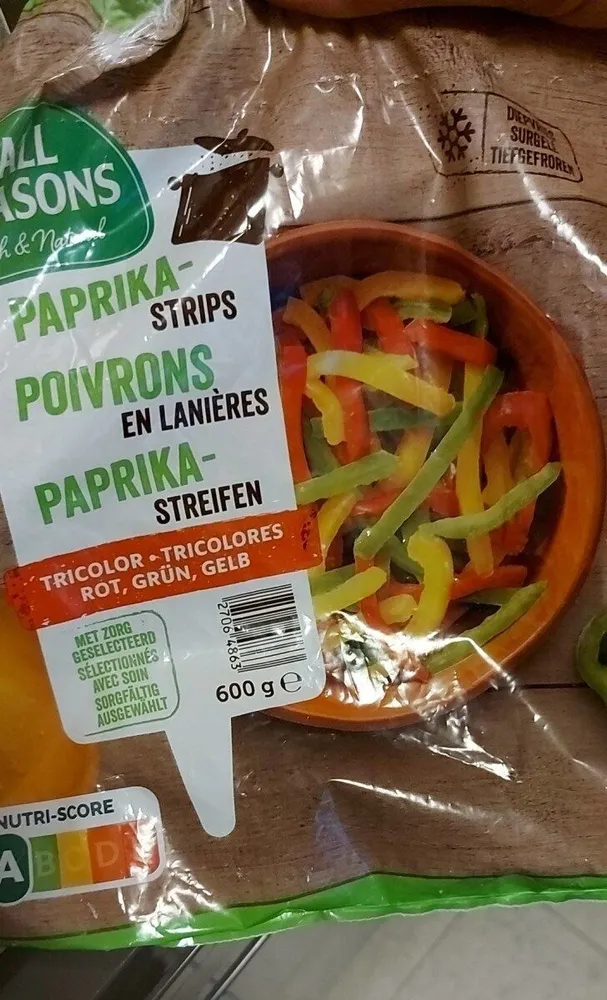 Poivrons en lanières