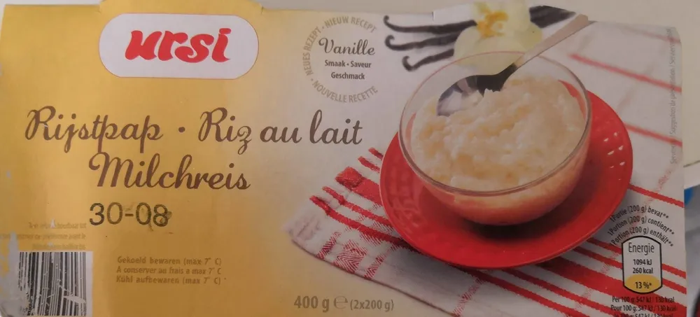 Riz au lait