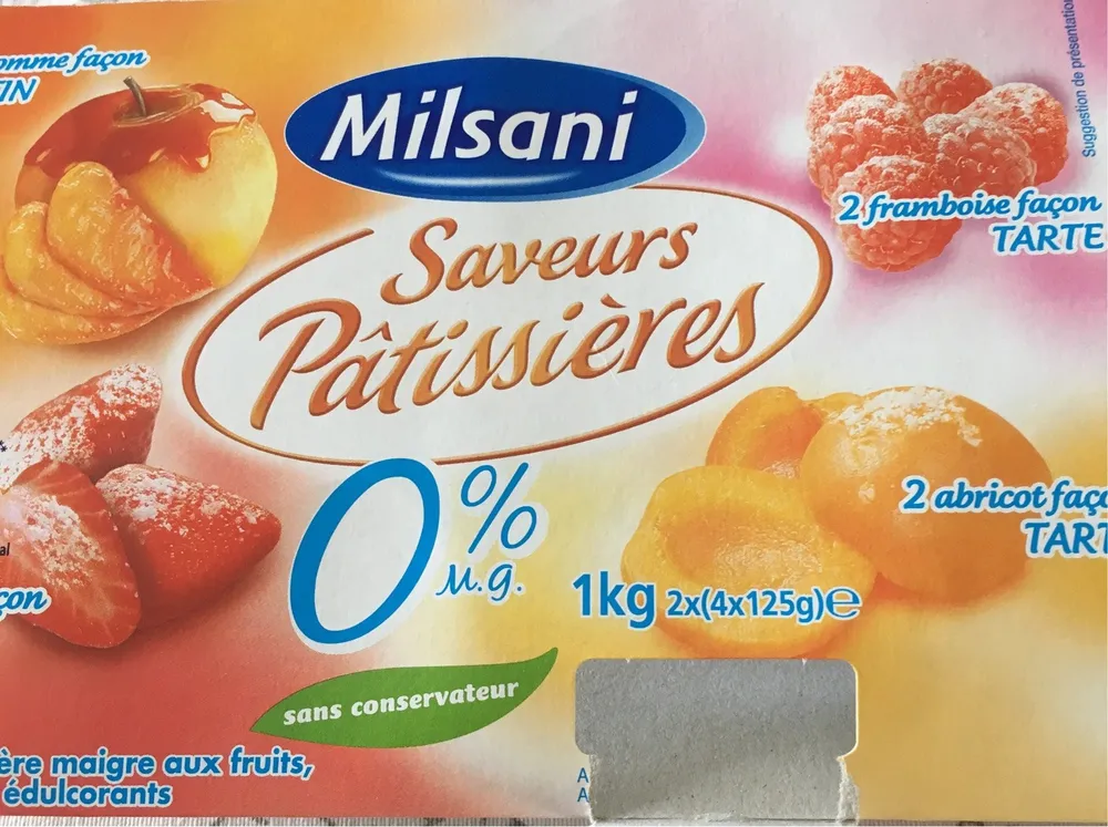 Yaourt 0% Saveurs Pâtissières