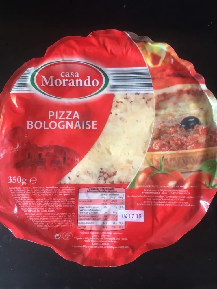 Pizza bolognaise