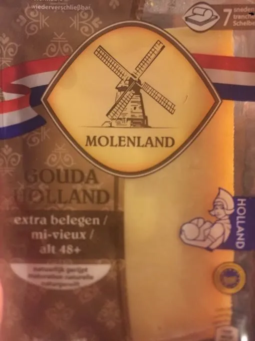 GOUDA HOLLAND extra belegen / mi-vieux / alt 48+