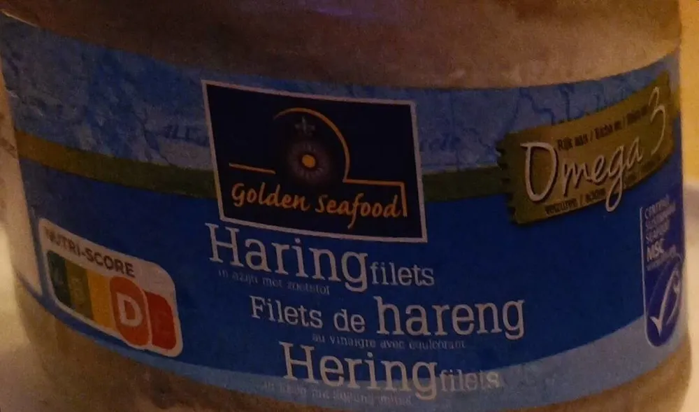 Haringfilets in azijn met zoetstof