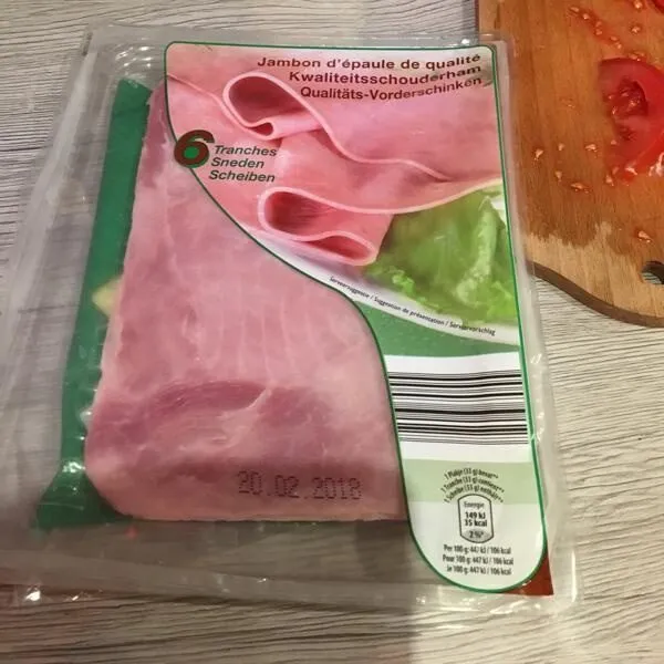 Jambon d'épaule de qualité Kwaliteitsschouderham Qualitäts-Vorderschinken