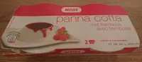 Panna cotta avec framboise