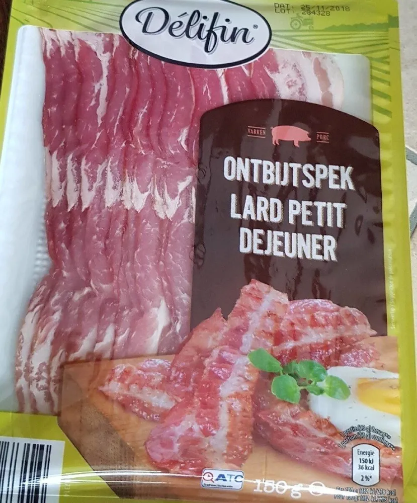ONTBIJTSPEK LARD PETIT DEJEUNER